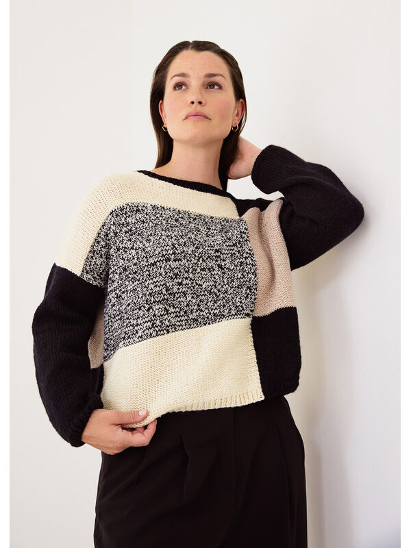 Lana Grossa PULLOVER Cool Wool & Ecopuno - Stickmönster (SE)