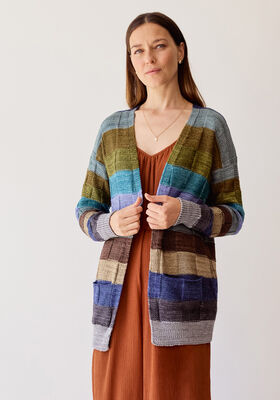 CARDIGAN Cool Wool Vintage - Stickmönster (DK) från Lana Grossa