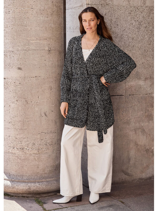 Lana Grossa CARDIGAN Cool Wool & Cool Wool Lace - Stickmönster (DK)