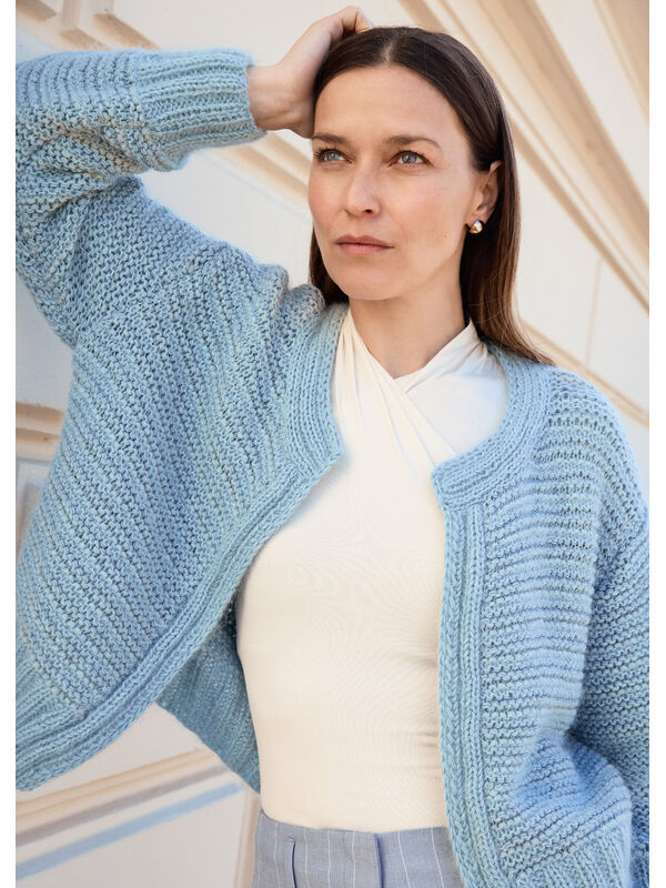 Lana Grossa JACKA Cool Wool & Alta Moda Cashmere 16 & Silkhair - Stickmönster (DK)