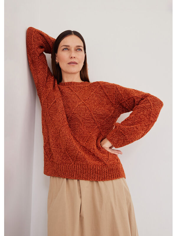 Lana Grossa PULLOVER Ecopuno & Merino Superiore - Stickmönster (SE)