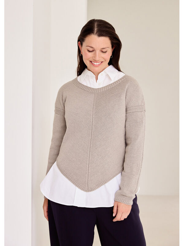 Lana Grossa PULLOVER Cool Wool - Stickmönster (DK)