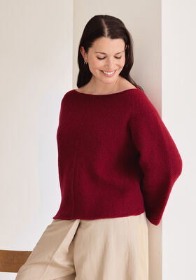 PULLOVER Cashmere 16 Fine - Stickmönster (SE) från Lana Grossa