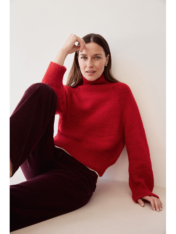 Lana Grossa PULLOVER Cool Merino Big - Stickmönster (DK)