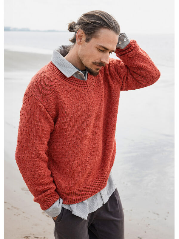 Lana Grossa PULLOVER Bingo Mélange - Stickmönster (DK)