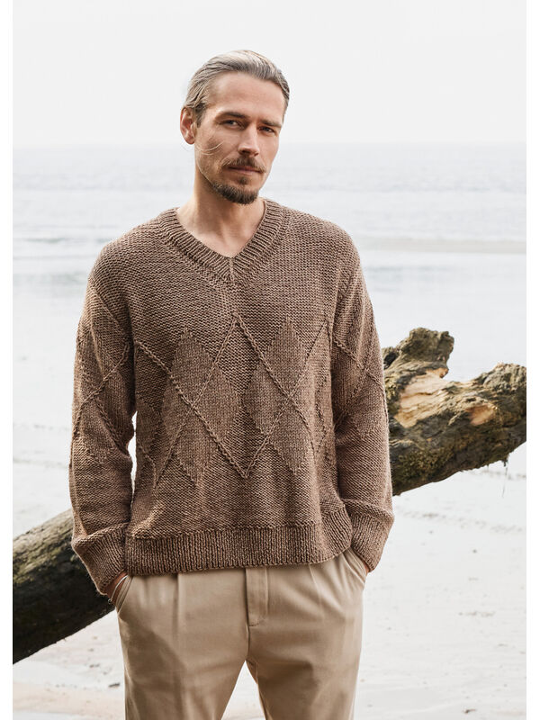 Lana Grossa PULLOVER Merino Superiore & Ecopuno - Stickmönster (DK)