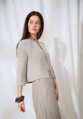 JACKA Summer Cashmere - Stickmönster (NO) från Lana Grossa