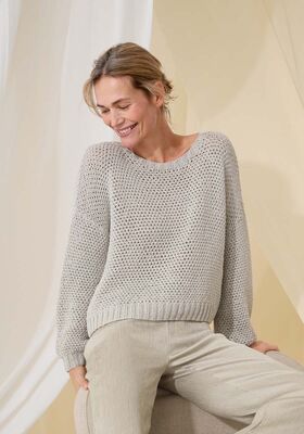 PULLOVER Cotton Silk - Stickmönster (NO) från Lana Grossa