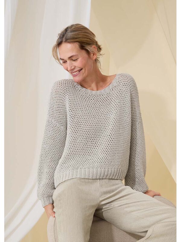 Lana Grossa PULLOVER Cotton Silk - Stickmönster (NO)
