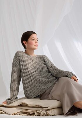 PULLOVER Summer Cashmere - Stickmönster (NO) från Lana Grossa