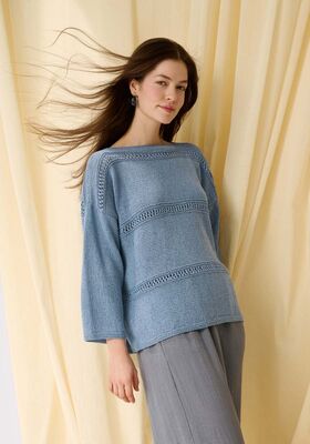 PULLOVER Summer Cashmere - Stickmönster (NO) från Lana Grossa