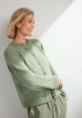 CARDIGAN Alta Moda Cotolana & Sottile - Stickmönster (NO) från Lana Grossa