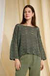 Lana Grossa PULLOVER Linissimo - Stickmönster (NO)
