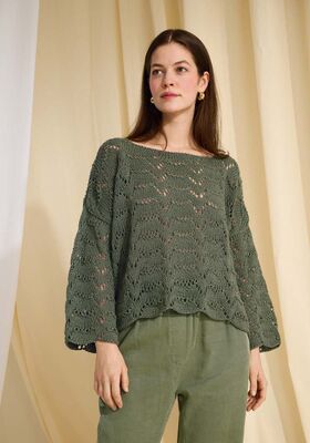 PULLOVER Linissimo - Stickmönster (NO) från Lana Grossa