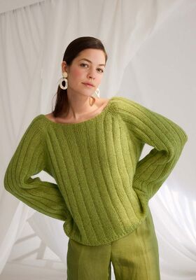 PULLOVER Campo & Silkhair - Stickmönster (NO) från Lana Grossa