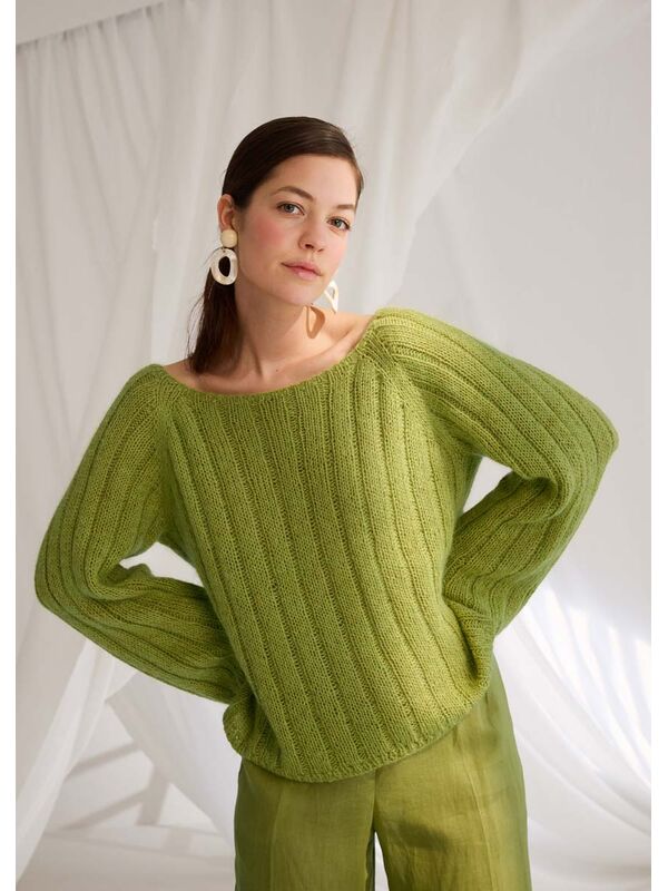 Lana Grossa PULLOVER Campo & Silkhair - Stickmönster (NO)