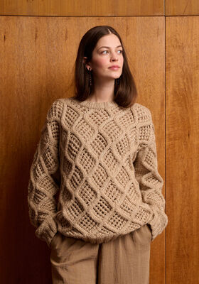 PULLOVER Cool Merino Big & Glamour från Lana Grossa
