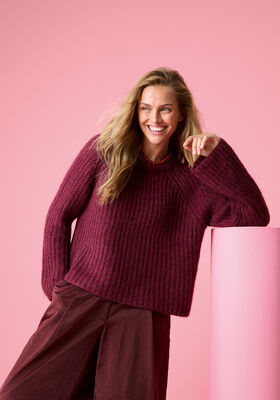 PULLOVER Ecopuno & Silkhair från Lana Grossa