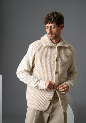 VEST Pelo Cashmere från Lana Grossa