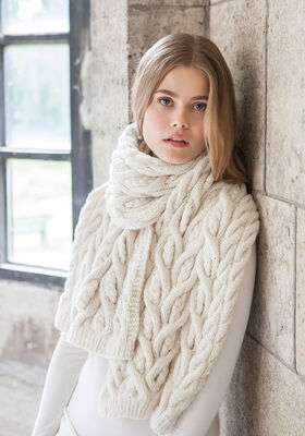 SCHAL IM ZOPFMUSTER Alta Moda Cashmere 16 - German Edition från Lana Grossa