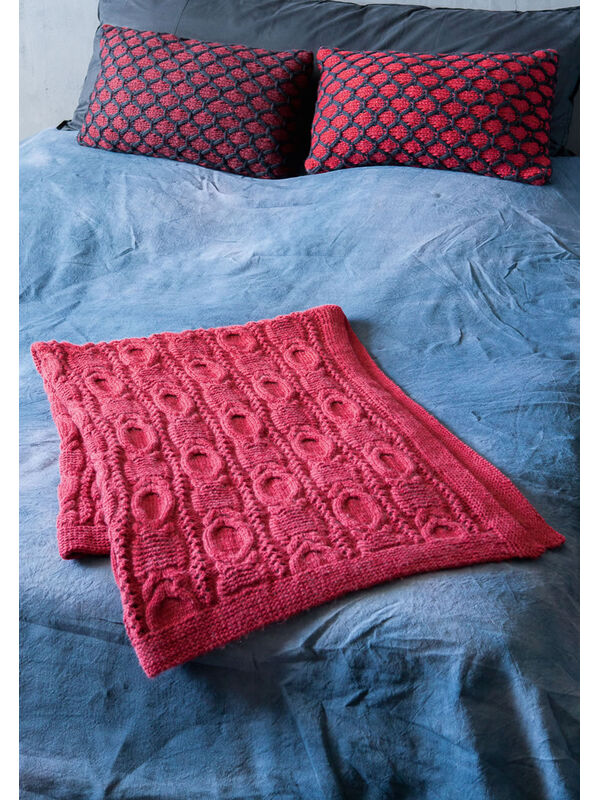 Lana Grossa DECKE IM ZOPF-LOCHMUSTER Alta Moda Cashmere 16 - German Edition