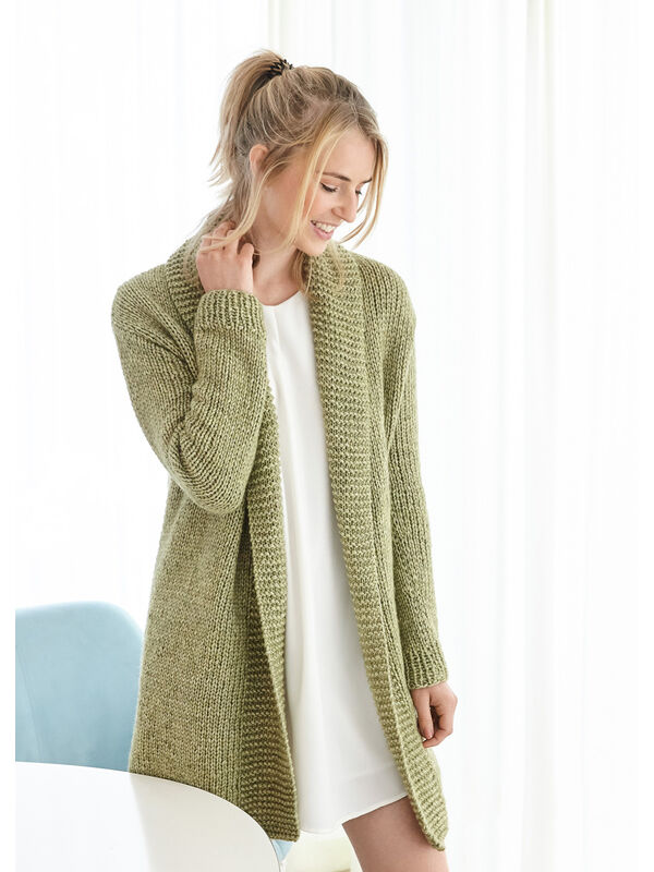 Lana Grossa CARDIGAN Landlust Winterwolle - Stickmönster (SE)
