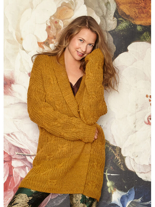 Lana Grossa CARDIGAN Alta Moda Alpaca - Stickmönster (SE)