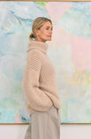 Lana Grossa PULLOVER MED RULLKRAGE Nebbia & Silkhair