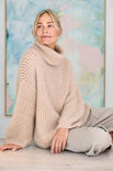 Lana Grossa PULLOVER MED RULLKRAGE Nebbia & Silkhair