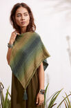 Lana Grossa PONCHO MIT QUASTEN  Summer Lace Degradé - German Edition