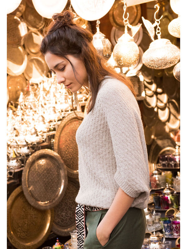 Lana Grossa PULLOVER Ecopuno - Stickmönster (DK)