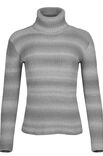 Lana Grossa SWEATER I HALVPATENT Cashmere 16 Fine Dégradé - Stickbeskrivning (DK)