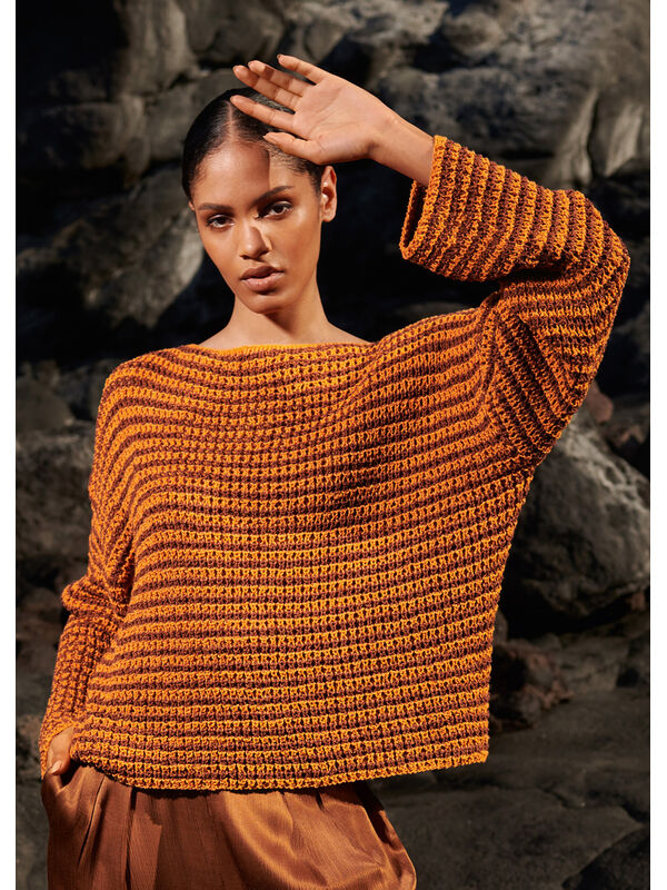 Lana Grossa PULLOVER Landlust Sommerseide - Stickmönster (DK)
