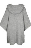 Lana Grossa GLATTSTICKAD HUVPONCHO MED KANTER MED LYFTA MASKOR Lala Berlin Lovely Cotton - Stickmönster (SE)