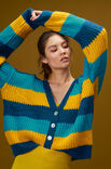 Lana Grossa CARDIGAN I HALVPATENTMÖNSTER Brigitte No. 2 - Stickmönster (SE)