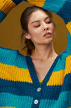 Lana Grossa CARDIGAN I HALVPATENTMÖNSTER Brigitte No. 2 - Stickmönster (SE)