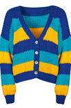 Lana Grossa CARDIGAN I HALVPATENTMÖNSTER Brigitte No. 2 - Stickmönster (SE)