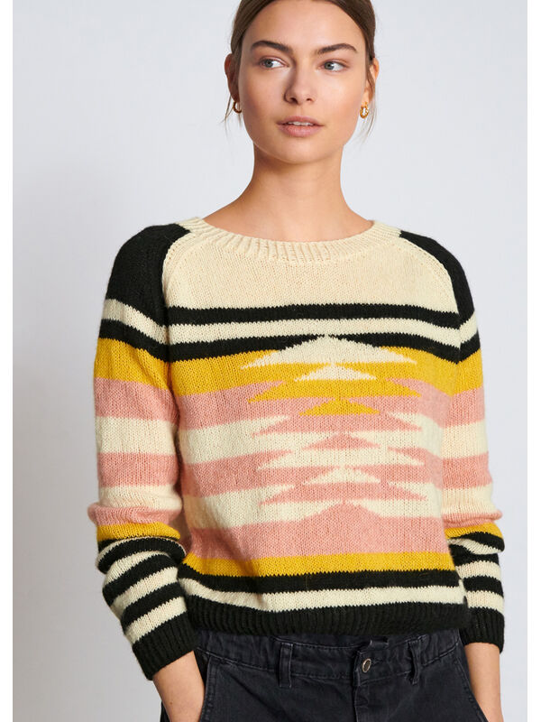 Lana Grossa RAGLANPULLOVER Ecopuno - Stickmönster (DK)