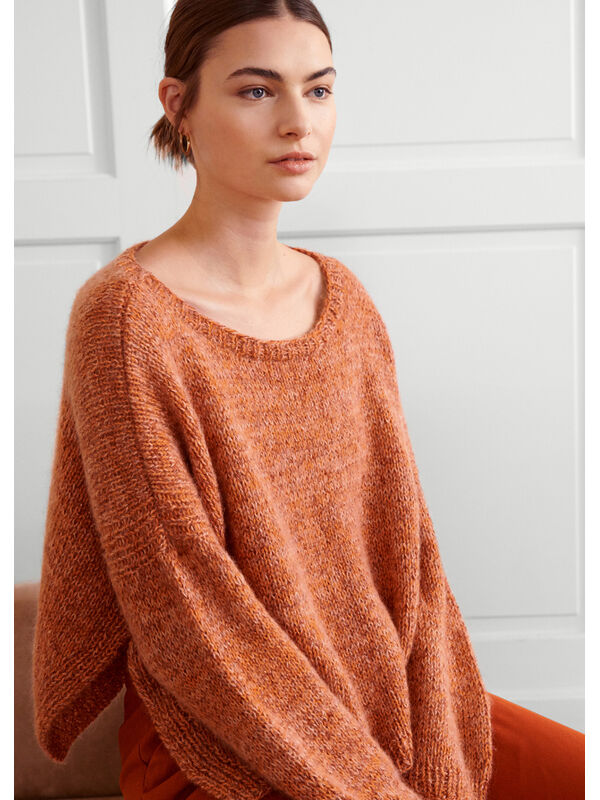 Lana Grossa SLÄTSTICKAD PULLOVER Silkhair, Ecopuno & Brillino - Stickmönster (SE)