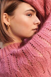 Lana Grossa PULLOVER I AJOURMUSTER Linarte & Silkhair - Stickmönster (DK)