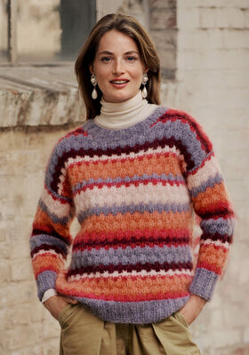PULLOVER Brigitte No. 3 - Stickmönster (SE) från Lana Grossa