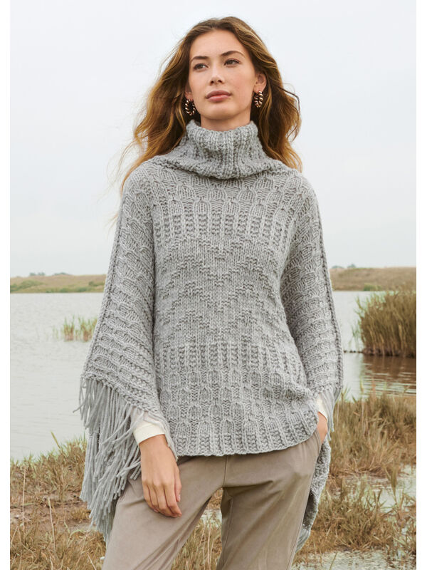 Lana Grossa PONCHO Alta Moda Cashmere 16 - Stickmönster (SE)