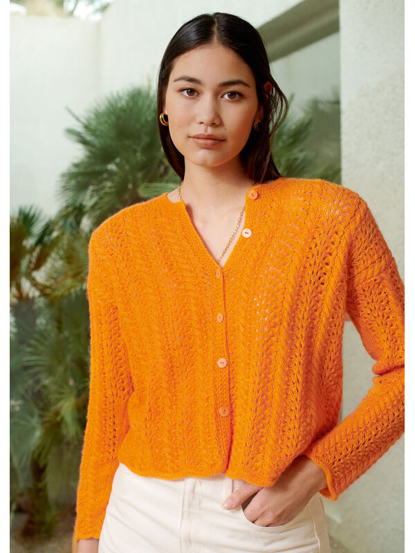 Lana Grossa CARDIGAN Ecopuno - Stickmönster (SE)