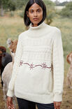 Lana Grossa PULLOVER Landlust Alpaka Merino 100 - Stickmönster (SE)