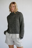 Lana Grossa PULLOVER Natural Alpaca Pelo - Stickmönster (SE)