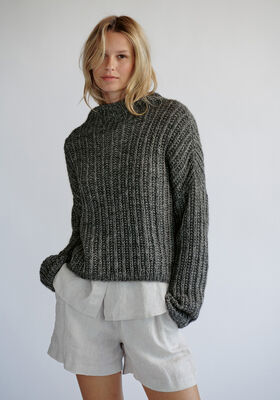 PULLOVER Natural Alpaca Pelo - Stickmönster (SE) från Lana Grossa