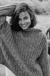 Lana Grossa PULLOVER Natural Alpaca Pelo - Stickmönster (SE)