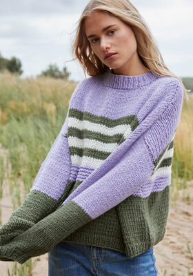 PULLOVER Lala Berlin Lovely Cotton - Stickmönster (SE) från Lana Grossa