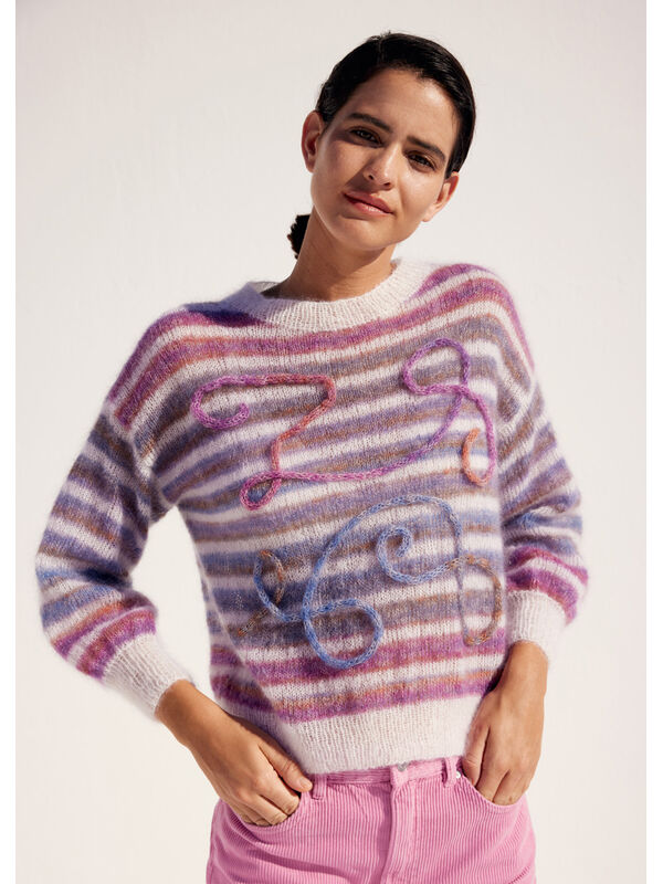 Lana Grossa PULLOVER Silkhair & Silkhair Print - Stickmönster (SE)