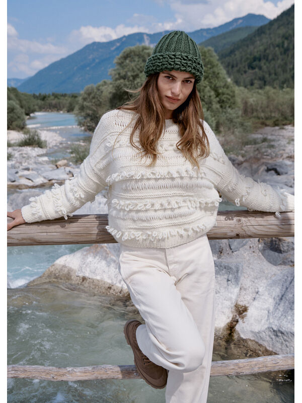 Lana Grossa PULLOVER Cool Merino Big - Stickmönster (SE)
